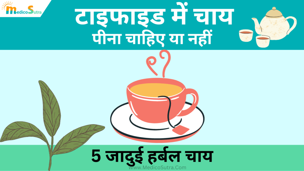टाइफाइड में चाय पीना चाहिए या नहीं; जानें 5 जादुई हर्बल चाय जो टाइफाइड के दौरान पी सकते हैं » MedicoSutra टाइफाइड में चाय पीना चाहिए या नहीं