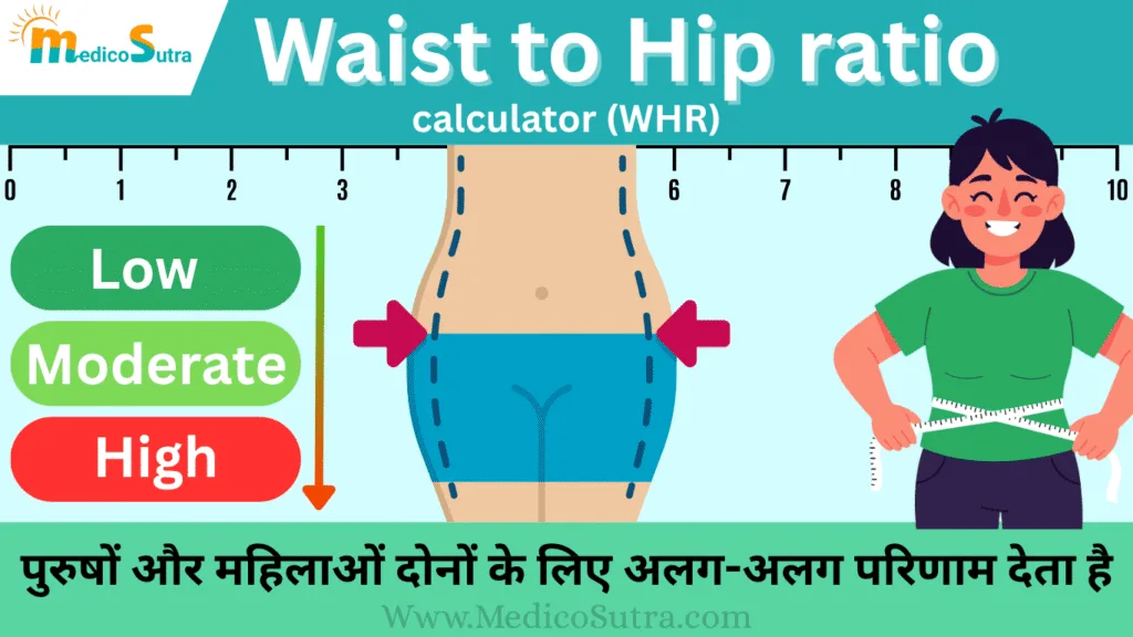 Waist to Hip ratio calculator (WHR) » MedicoSutra Waist to Hip ratio calculator (WHR)