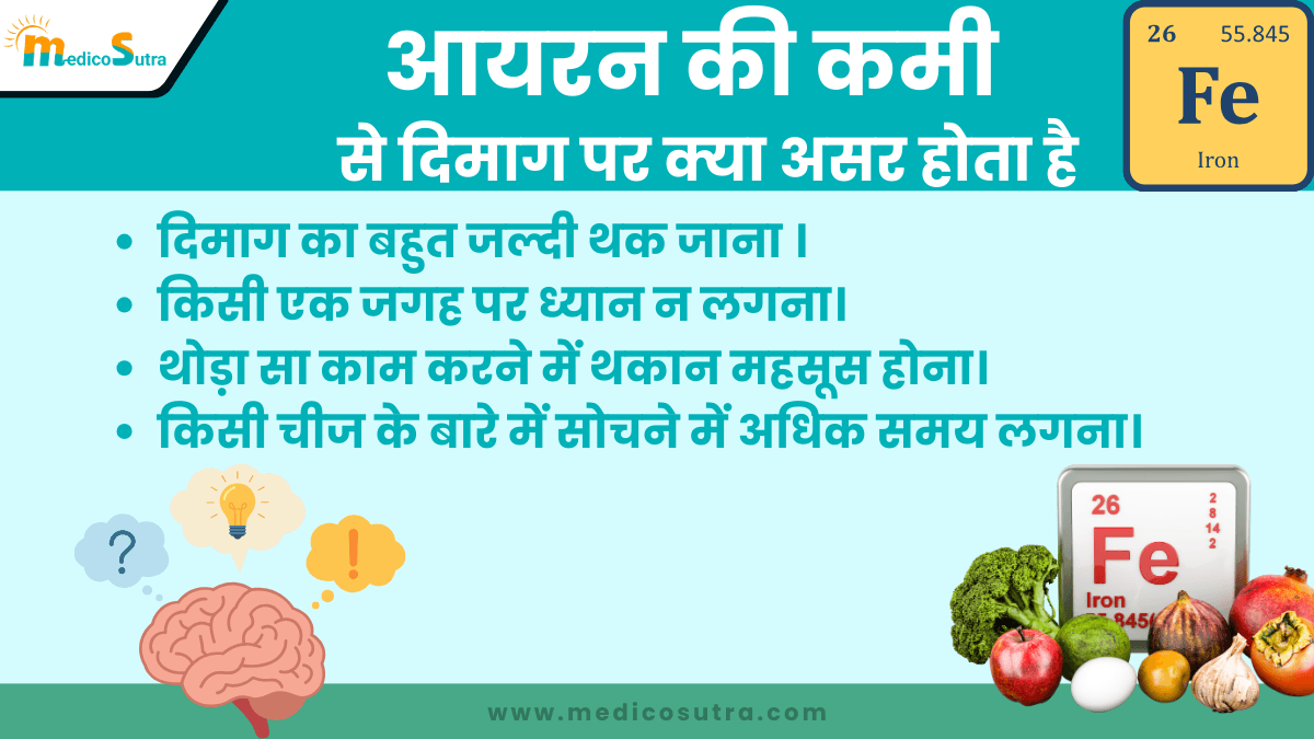 आयरन की कमी से दिमाग पर क्या असर होता है? वैज्ञानिक रिसर्च पर आधारित 10 जानकारी » MedicoSutra आयरन की कमी से दिमाग पर क्या असर होता है